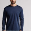 Long-Sleeved Top in Premium Mercerized Cotton