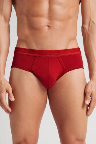 Men’S Superior Cotton Briefs with Logo