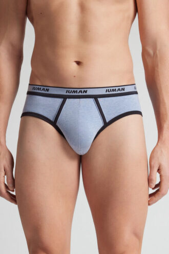 Men’S Superior Cotton Briefs with Logo