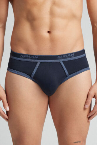 Men’S Superior Cotton Briefs with Logo