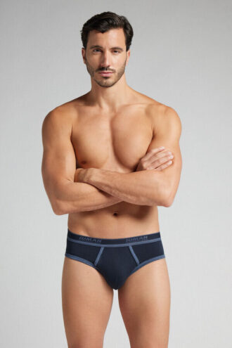 Men’S Superior Cotton Briefs with Logo