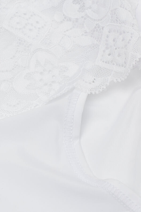 Microfiber and Lace High Rise Panties Microfiber and Lace High Rise Panties