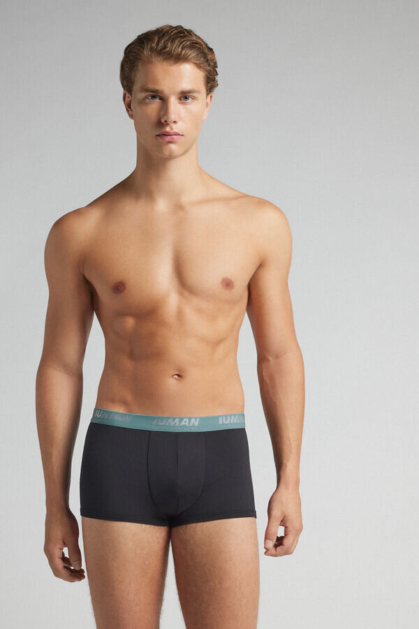 Microfiber Boxers with Logo Microfiber Boxers with Logo