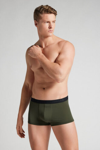 Microfiber Boxers with Logo