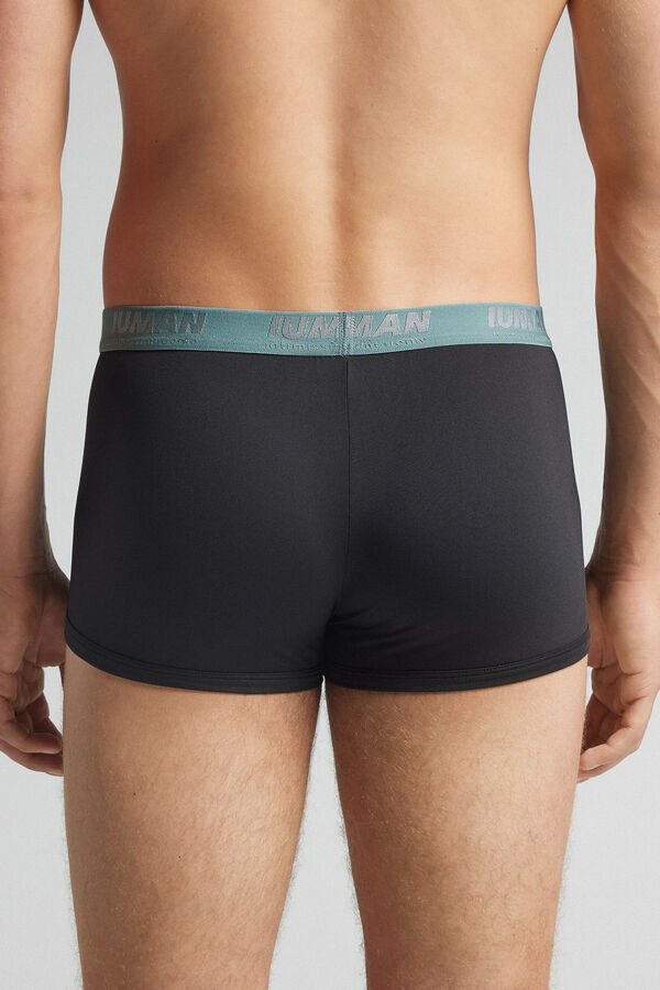 Microfiber Boxers with Logo Microfiber Boxers with Logo