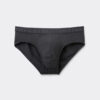 Microfiber Briefs with Logo Detail