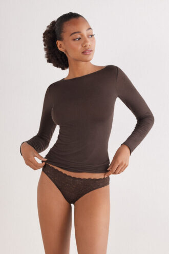 Microfiber Lace Brazilian