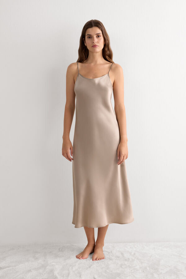 Midi-Length Slip in Silk Midi-Length Slip in Silk