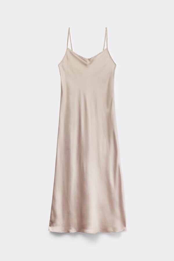 Midi-Length Slip in Silk Midi-Length Slip in Silk