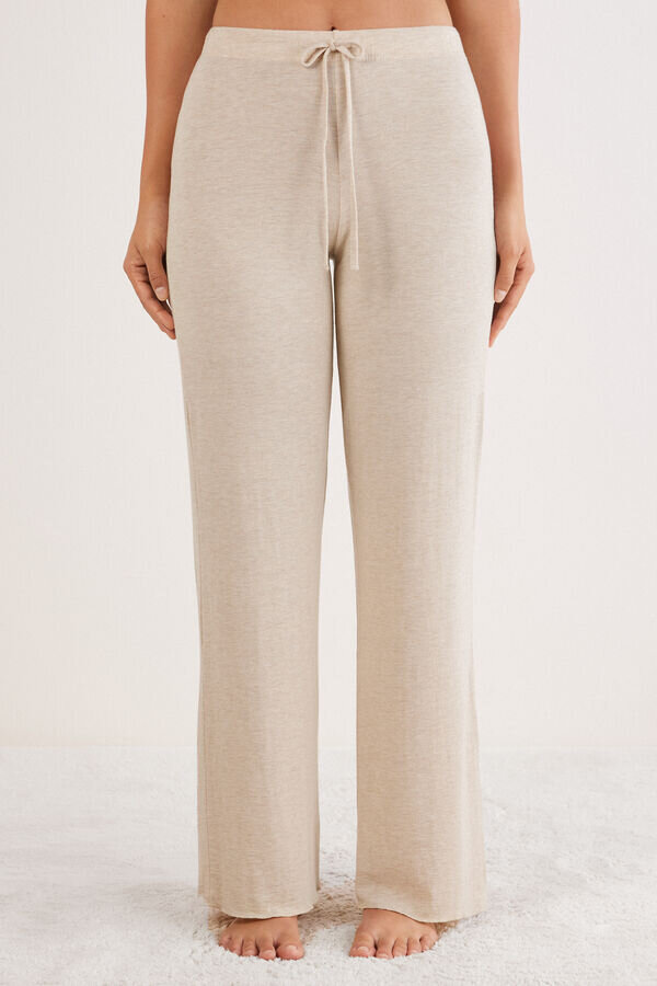 Modal and Cashmere Long Palazzo Pants Modal and Cashmere Long Palazzo Pants