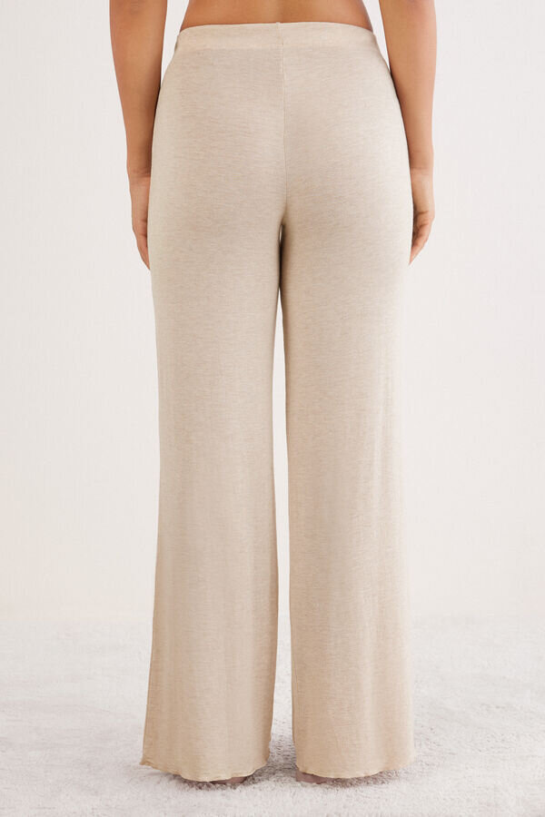 Modal and Cashmere Long Palazzo Pants Modal and Cashmere Long Palazzo Pants