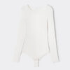 Modal and Cashmere Long-Sleeve Bodysuit