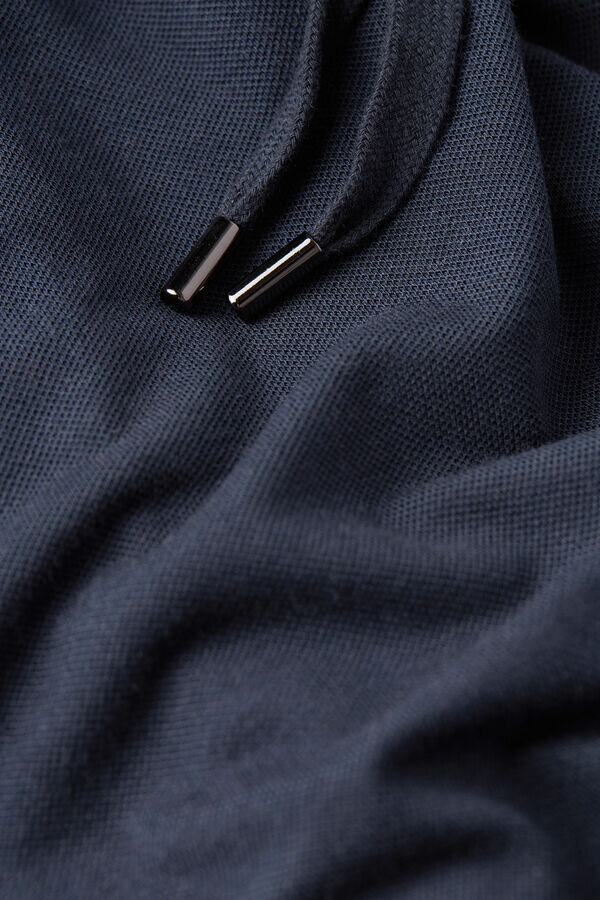 Modal and Silk Pique Full Length Pants Modal and Silk Pique Full Length Pants