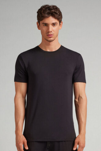 Modal and Silk T-Shirt