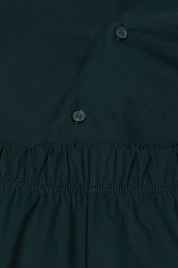 Open Front Full Length Pajamas in Cotton Open Front Full Length Pajamas in Cotton