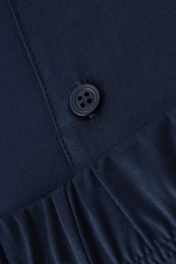 Open Front Full Length Pajamas in Cotton Open Front Full Length Pajamas in Cotton