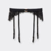 Playful Glamour Lace Garter Belt