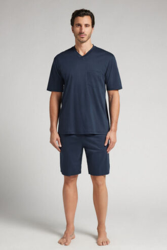 Premium Mercerized Cotton Short Pajamas