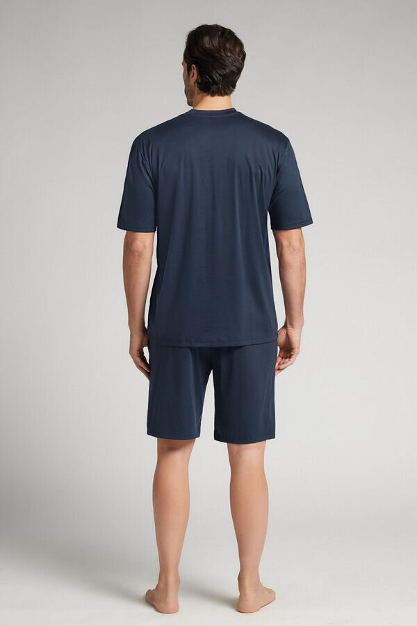 Premium Mercerized Cotton Short Pajamas Premium Mercerized Cotton Short Pajamas