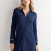 Pretty Flower Open Front Nightshirt