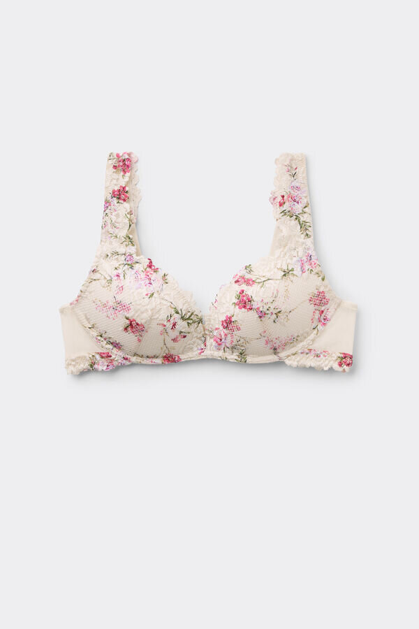 Pretty Flowers Print Gioia Super Push-Up Bra Pretty Flowers Print Gioia Super Push-Up Bra