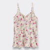 Pretty Flowers Print Silk Top
