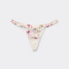 Pretty Flowers Print Thong