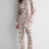 Pretty Flowers Printed Superior Cotton Full Length Pajamas