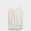 Pretty Flowers Thin Strap Silk Tank Top