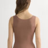 Raw Edge Round Neck Cotton Tank Top