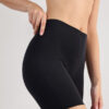 Raw Edge Seamless Cotton Shorts