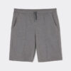 Rib Detail Cotton Shorts