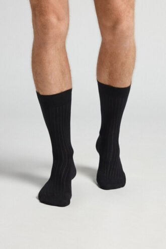Ribbed Soft Cotton Short Socks