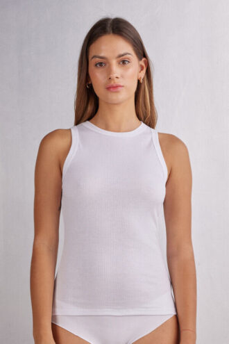Ribbed Tank Top in Superior Cotton