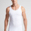 Round Neck Tank Top in Stretch Superior Cotton
