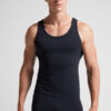 Round Neck Tank Top in Stretch Superior Cotton