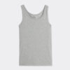 Round Neck Tank Top in Stretch Superior Cotton