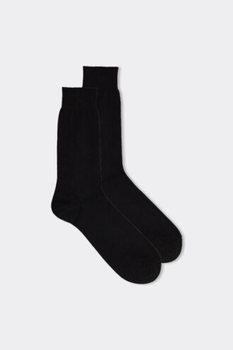 Short Cashmere-Silk-Cotton Socks