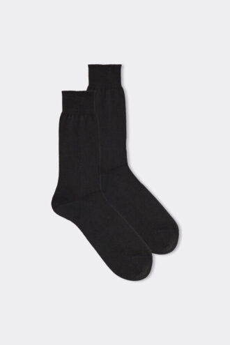 Short Cashmere-Silk-Cotton Socks