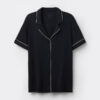 Short Sleeve Button Up Shirt in Modal