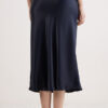 Silk Midi Skirt