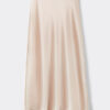 Silk Midi Skirt