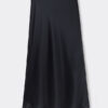 Silk Midi Skirt