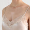 Silk Slip with Lace Insert Detail Silk Slip with Lace Insert Detail