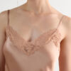 Silk Slip with Lace Insert Detail Silk Slip with Lace Insert Detail