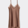 Silk Slip with Lace Insert Detail