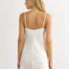 Silk Slip with Lace Insert Detail