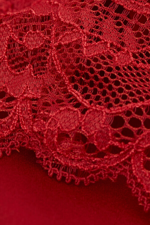 Silk Slip with Lace Insert Detail Silk Slip with Lace Insert Detail