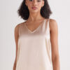 Silk V-Neck Tank Top