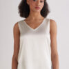 Silk V-Neck Tank Top